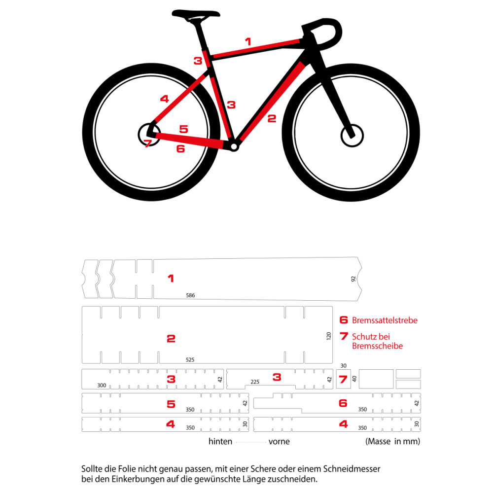 Swiss Cycle Protection Schutzfolie Road/Gravel Version 2.0